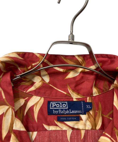 POLO RALPH LAUREN（ポロ・ラルフローレン）POLO RALPH LAUREN (ポロ・ラルフローレン) アロハシャツ レッド サイズ:XLの古着・服飾アイテム