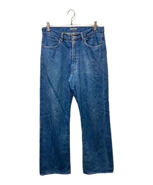 AURALEE（オーラリー）AURALEE (オーラリー) SELVEDGE LIGHT DENIM PANTS インディゴ サイズ:4の古着・服飾アイテム