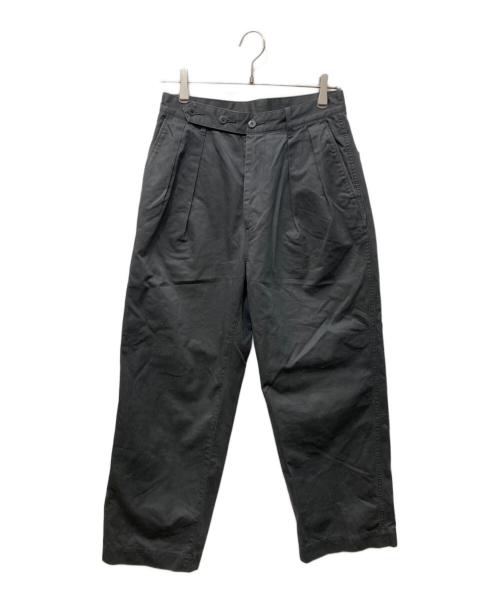 ULTERIOR（アルテリア）ULTERIOR (アルテリア) ツイルタックミリタリーパンツ ブラック サイズ:3の古着・服飾アイテム