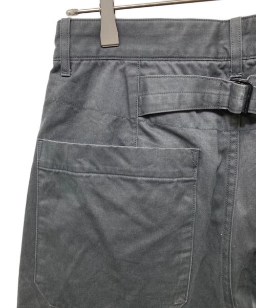 ULTERIOR（アルテリア）ULTERIOR (アルテリア) ツイルタックミリタリーパンツ ブラック サイズ:3の古着・服飾アイテム