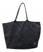 PORTER×LOWERCASEポーター×ロウワーケース）の古着「カモフラトートバッグ」｜ネイビー