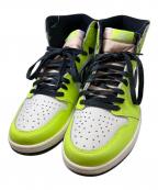 NIKEナイキ）の古着「Air Jordan 1 High OG」｜グリーン×ホワイト