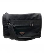 PRADAプラダ）の古着「TESSUTO MONTAGN  ショルダーバッグ」｜ブラック