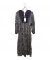 ne quittez pas (ヌキテパ) C.VOILE ETHNIC PRINT DRESS ネイビー×パープル サイズ:Free：13000円