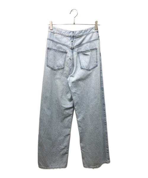 upper hights（アッパーハイツ）upper hights (アッパーハイツ) THE NIECE ハイライズストレートデニム ブルー サイズ:22の古着・服飾アイテム