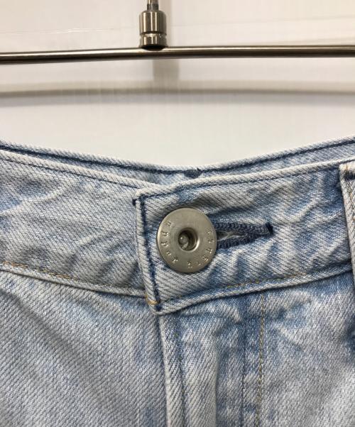 upper hights（アッパーハイツ）upper hights (アッパーハイツ) THE NIECE ハイライズストレートデニム ブルー サイズ:22の古着・服飾アイテム