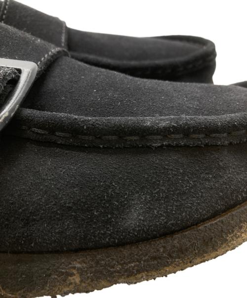 CLARKS（クラークス）CLARKS (クラークス) UNITED ARROWS (ユナイテッドアローズ) Wallabee Monk ブラック サイズ:8の古着・服飾アイテム