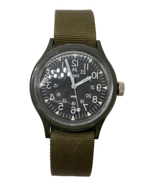 TIMEX（タイメックス）TIMEX (タイメックス) Engineered Garments (エンジニアド ガーメンツ) リストウォッチ オリーブ×ブラックの古着・服飾アイテム