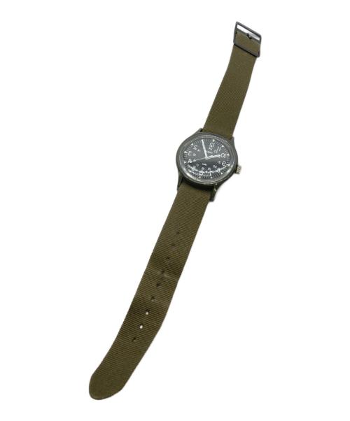TIMEX（タイメックス）TIMEX (タイメックス) Engineered Garments (エンジニアド ガーメンツ) リストウォッチ オリーブ×ブラックの古着・服飾アイテム