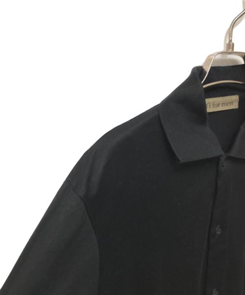 Y's for men（ワイズフォーメン）Y'S for men (ワイズフォーメン) S/Sシャツ ブラック サイズ:3の古着・服飾アイテム