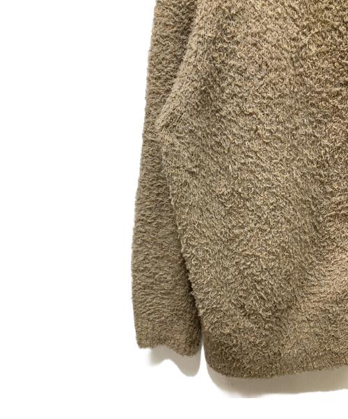 i`m here:（アイムヒアー）i`m here: (アイムヒアー) COTTON SHAGGY CARDIGAN ベージュ サイズ:M 未使用品の古着・服飾アイテム