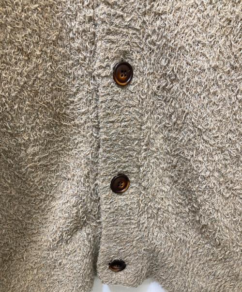 i`m here:（アイムヒアー）i`m here: (アイムヒアー) COTTON SHAGGY CARDIGAN ベージュ サイズ:M 未使用品の古着・服飾アイテム