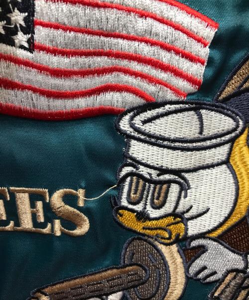 STRUGGLE FAMILY（ストラグルファミリー）STRUGGLE FAMILY (ストラグルファミリー) スカジャン レッド×グリーン サイズ:2XLの古着・服飾アイテム