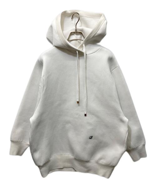 MADISON BLUE（マディソンブルー）MADISON BLUE (マディソンブルー) ビッグニットフーディ ホワイト サイズ:XSの古着・服飾アイテム