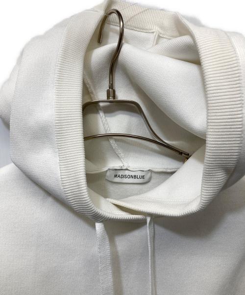 MADISON BLUE（マディソンブルー）MADISON BLUE (マディソンブルー) ビッグニットフーディ ホワイト サイズ:XSの古着・服飾アイテム