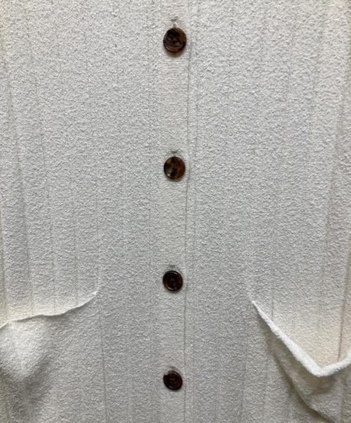 MADISON BLUE（マディソンブルー）MADISON BLUE (マディソンブルー) リブロングカーディガン ホワイト サイズ:XSの古着・服飾アイテム