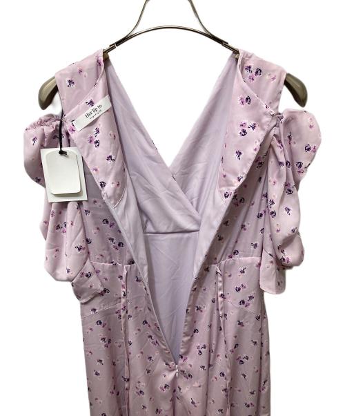 HER LIP TO（ハーリップトゥ）HER LIP TO (ハーリップトゥ) Marguerite Open Shoulder Dress ピンク サイズ:Mの古着・服飾アイテム