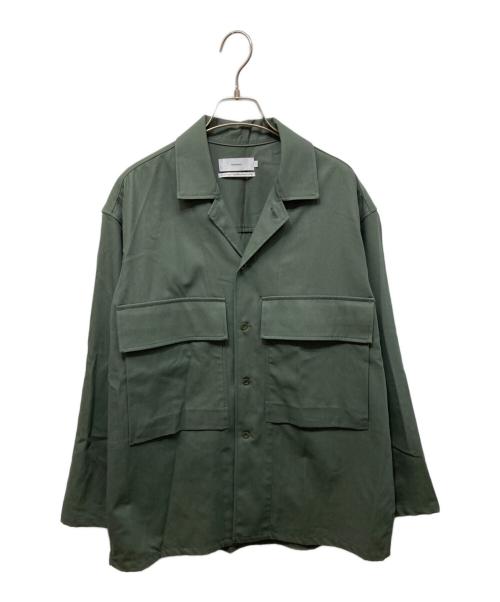 Graphpaper（グラフペーパー）Graphpaper (グラフペーパー) Wooly Cotton Military Jacket オリーブ サイズ:1の古着・服飾アイテム