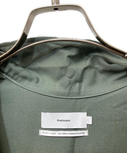Graphpaper（グラフペーパー）Graphpaper (グラフペーパー) Wooly Cotton Military Jacket オリーブ サイズ:1の古着・服飾アイテム