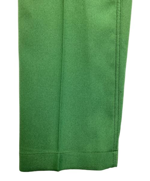 DAIRIKU（ダイリク）DAIRIKU (ダイリク) Straight Flasher Pressed Pants グリーン サイズ:27の古着・服飾アイテム