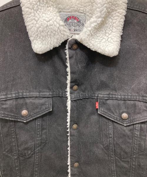 LEVI'S（リーバイス）LEVI'S (リーバイス) 70609-4159 デニムボアジャケット ブラック サイズ:Lの古着・服飾アイテム