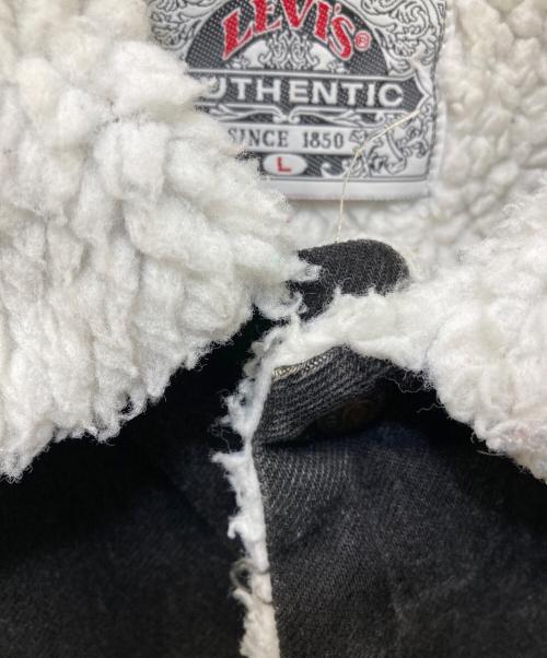 LEVI'S（リーバイス）LEVI'S (リーバイス) 70609-4159 デニムボアジャケット ブラック サイズ:Lの古着・服飾アイテム