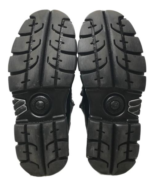 NEW ROCK（ニューロック）new rock (ニューロック) ANKLE BOOT METALLIC ブラック サイズ:42の古着・服飾アイテム