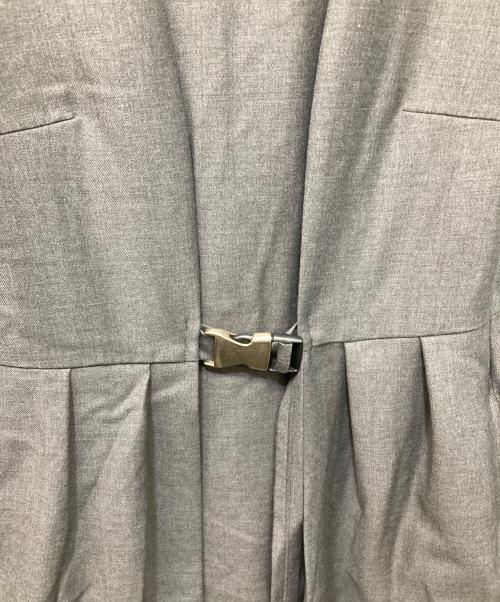 Ujoh（ウジョー）UJOH (ウジョー) 異素材切替ワンピース グレー サイズ:2の古着・服飾アイテム