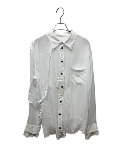 sulvam（サルバム）sulvam (サルバム) CORD SHIRT ホワイト サイズ:Mの古着・服飾アイテム