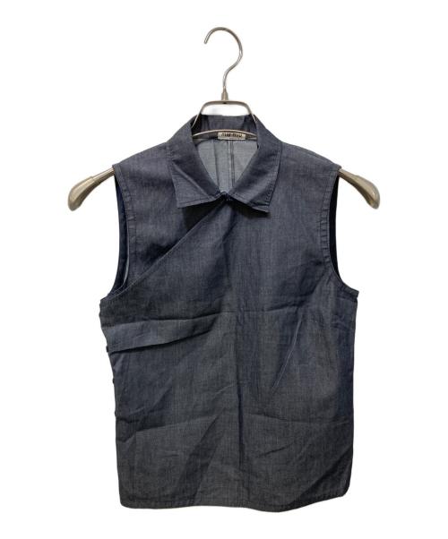 MIU MIU（ミュウミュウ）MIU MIU (ミュウミュウ) デニムチャイナセットアップ インディゴ サイズ:38の古着・服飾アイテム