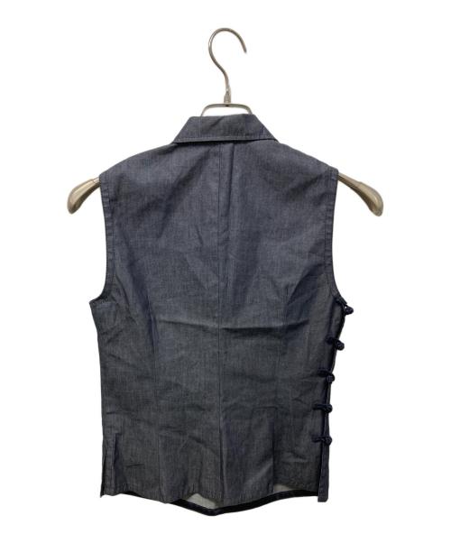 MIU MIU（ミュウミュウ）MIU MIU (ミュウミュウ) デニムチャイナセットアップ インディゴ サイズ:38の古着・服飾アイテム