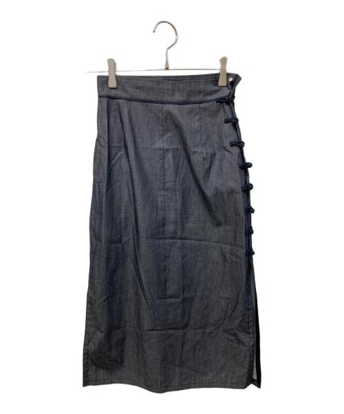 MIU MIU（ミュウミュウ）MIU MIU (ミュウミュウ) デニムチャイナセットアップ インディゴ サイズ:38の古着・服飾アイテム