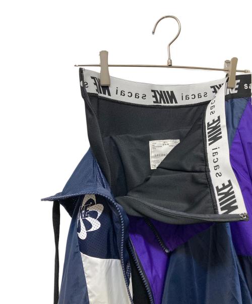 NIKE（ナイキ）NIKE (ナイキ) sacai (サカイ) 再構築ナイロンスカート ネイビー サイズ:SIZE Mの古着・服飾アイテム