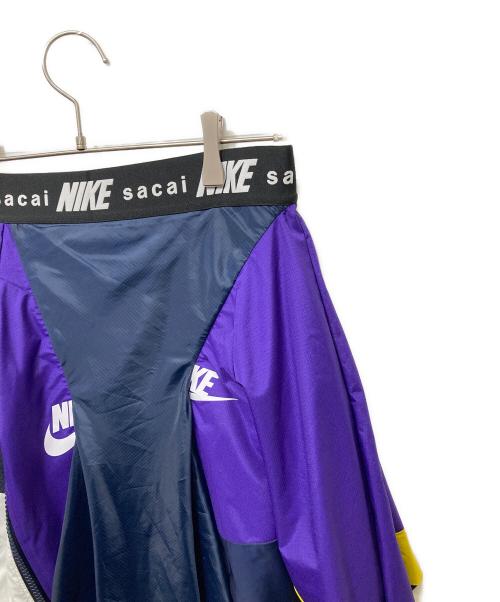 NIKE（ナイキ）NIKE (ナイキ) sacai (サカイ) 再構築ナイロンスカート ネイビー サイズ:SIZE Mの古着・服飾アイテム