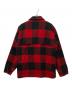 WOOLRICH (ウールリッチ) バッファローチェックスタッグジャケット レッド×ブラック サイズ:M：14000円