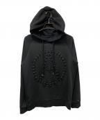 99%isナインティナインパーセントイズ）の古着「スタッズプルオーバーパーカー」｜ブラック