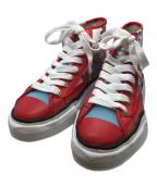 Maison MIHARA YASUHIROメゾン ミハラ ヤスヒロ）の古着「original sole printed hicut sneaker」｜レッド