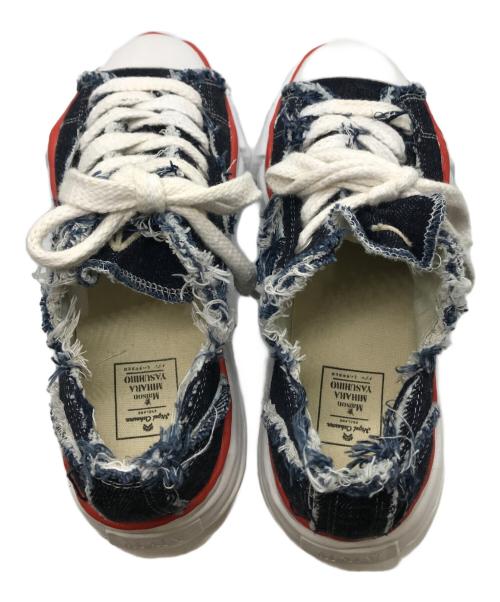 Maison MIHARA YASUHIRO（メゾン ミハラ ヤスヒロ）Maison MIHARA YASUHIRO (メゾン ミハラ ヤスヒロ) NIGEL CABOURN (ナイジェルケーボン) LOW CUT ONE WASH 12oz デニム カットオフ スニーカー インディゴ サイズ:44の古着・服飾アイテム