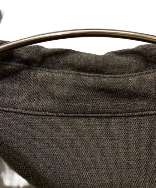 MAISON SPECIAL（メゾンスペシャル）MAISON SPECIAL (メゾンスペシャル) Hand Stitch With Tie Short Length Shirt ブラウン サイズ:FREEの古着・服飾アイテム