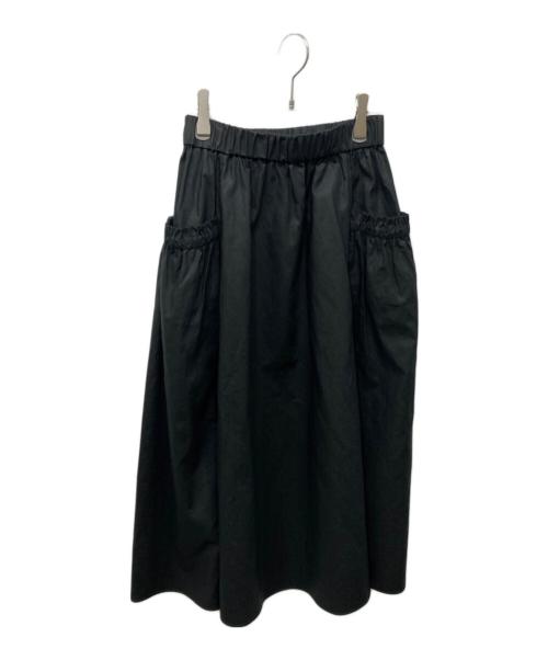 theory luxe（セオリーリュクス）theory luxe (セオリーリュクス) Bendom Kyda ギャザースカート ブラック サイズ:32の古着・服飾アイテム