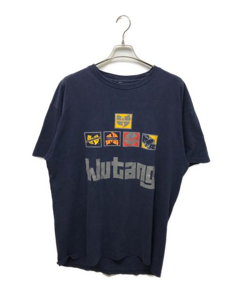 VINTAGE（ヴィンテージ）VINTAGE (ヴィンテージ) WU-TANG CLAN プリントTシャツ ネイビー サイズ:不明の古着・服飾アイテム