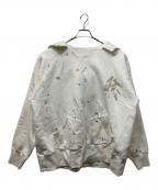 JACKSON MATISSEジャクソンマティス）の古着「W-face 後付け セパポケパーカー」｜ホワイト