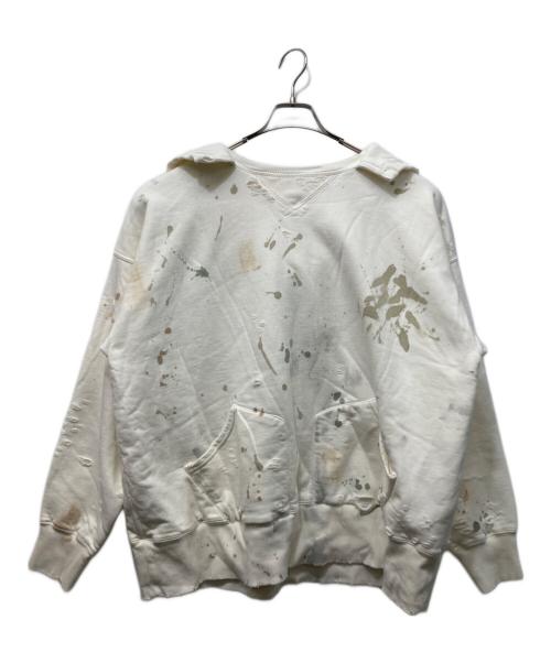 JACKSON MATISSE（ジャクソンマティス）JACKSON MATISSE (ジャクソンマティス) W-face 後付け セパポケパーカー ホワイト サイズ:SIZE Lの古着・服飾アイテム