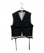 DICH HENDERSONディッチ ヘンダーソン）の古着「camembert vest」｜ブラック