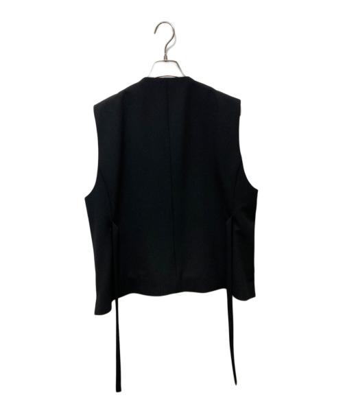 DICH HENDERSON（ディッチ ヘンダーソン）DICH HENDERSON (ディッチ ヘンダーソン) camembert vest ブラック サイズ:FREEの古着・服飾アイテム