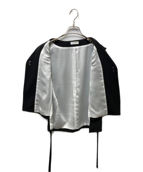 DICH HENDERSON（ディッチ ヘンダーソン）DICH HENDERSON (ディッチ ヘンダーソン) camembert vest ブラック サイズ:FREEの古着・服飾アイテム