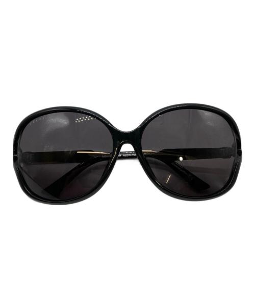 GUCCI（グッチ）GUCCI (グッチ) サングラス ブラック×ゴールド サイズ:62□15-130の古着・服飾アイテム