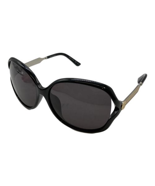 GUCCI（グッチ）GUCCI (グッチ) サングラス ブラック×ゴールド サイズ:62□15-130の古着・服飾アイテム