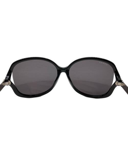 GUCCI（グッチ）GUCCI (グッチ) サングラス ブラック×ゴールド サイズ:62□15-130の古着・服飾アイテム