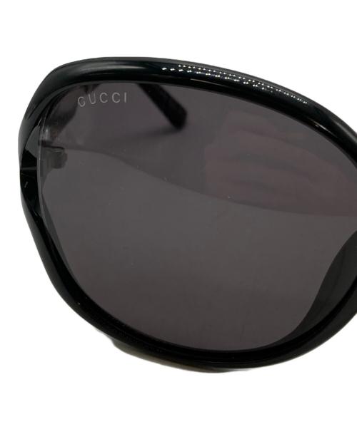 GUCCI（グッチ）GUCCI (グッチ) サングラス ブラック×ゴールド サイズ:62□15-130の古着・服飾アイテム